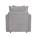33" Upholstered Accent Armchair with Solid Wood Frame, Modern Style, Living Room Chair