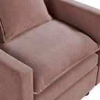 33" Upholstered Accent Armchair with Solid Wood Frame, Modern Style, Living Room Chair