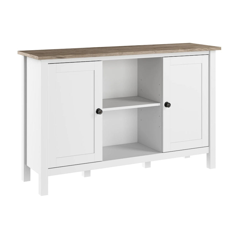 Modern Accent Cabinet with Doors & Concealed Storage for Living Room or Hallway