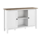 Modern Accent Cabinet with Doors & Concealed Storage for Living Room or Hallway