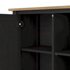 Modern Accent Cabinet with Doors & Concealed Storage for Living Room or Hallway