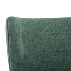 Modern Armless Accent Chair with Boucle Fabric and Solid Wood Frame