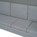 Queen Size Convertible Murphy Bed And Sofa - Space-Saving 2-in-1 Design with Integrated Storage, Dual-Piston Mechanism