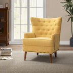Upholstered Accent Armchair with Nailhead Trim – Classic & Elegant