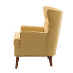 Upholstered Accent Armchair with Nailhead Trim – Classic & Elegant