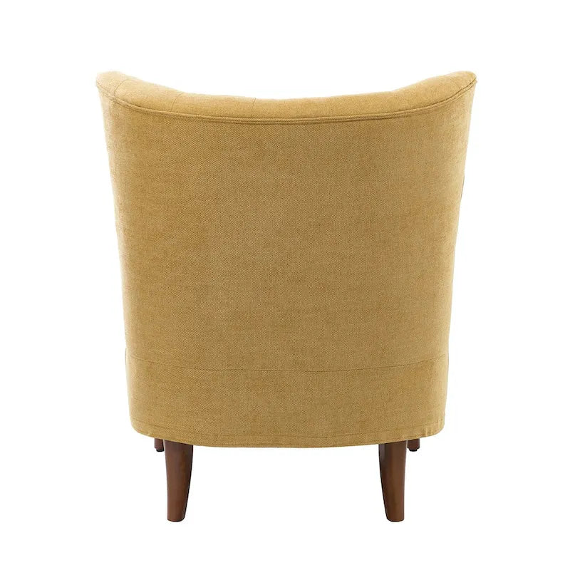 Upholstered Accent Armchair with Nailhead Trim – Classic & Elegant