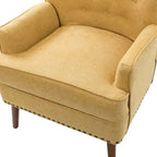 Upholstered Accent Armchair with Nailhead Trim – Classic & Elegant