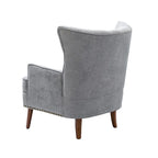Upholstered Accent Armchair with Nailhead Trim – Classic & Elegant