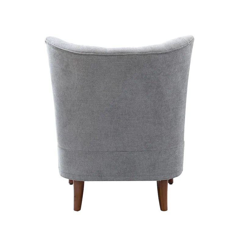 Upholstered Accent Armchair with Nailhead Trim – Classic & Elegant