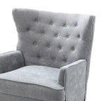 Upholstered Accent Armchair with Nailhead Trim – Classic & Elegant