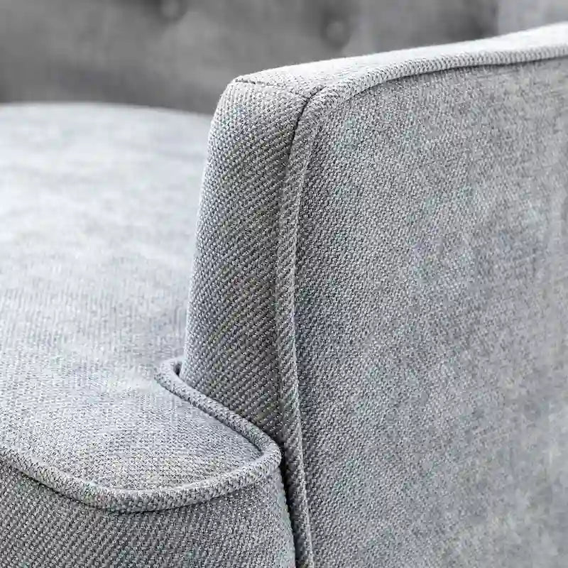 Upholstered Accent Armchair with Nailhead Trim – Classic & Elegant