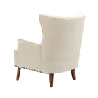 Upholstered Accent Armchair with Nailhead Trim – Classic & Elegant