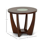 Classic Elegant Side End Table, Sturdy Construction, Living Room & Bedroom Accent