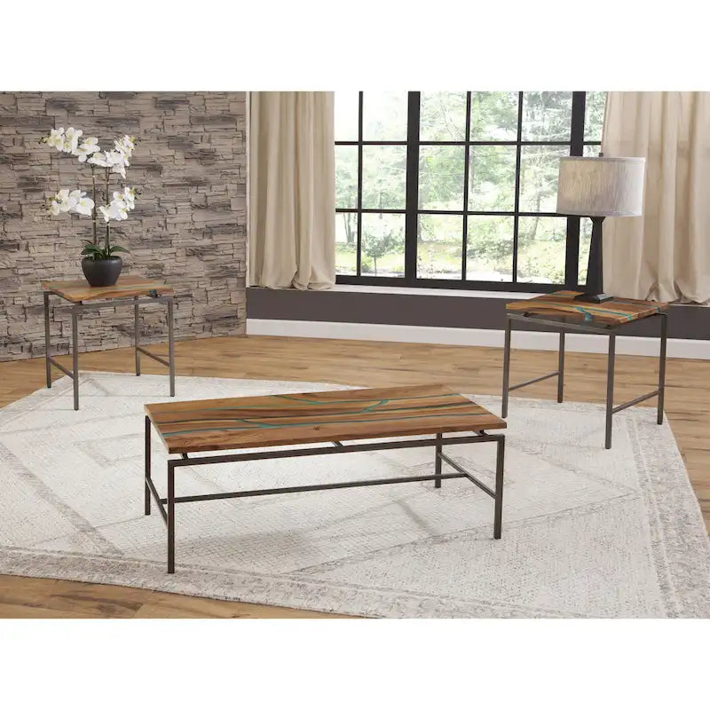 Modern Living Room Coffee Table, Sturdy Construction, Spacious Tabletop Surface