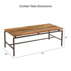 Modern Living Room Coffee Table, Sturdy Construction, Spacious Tabletop Surface