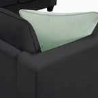 Modular Sectional Sofa with Ottoman and 3 Pillows