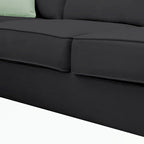 Modular Sectional Sofa with Ottoman and 3 Pillows