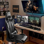 Ergonomic Faux Leather Adjustable Swivel Office & Gaming Chair