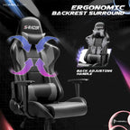 Ergonomic Faux Leather Adjustable Swivel Office & Gaming Chair