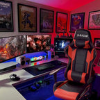 Ergonomic Faux Leather Adjustable Swivel Office & Gaming Chair