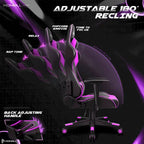Ergonomic Faux Leather Adjustable Swivel Office & Gaming Chair