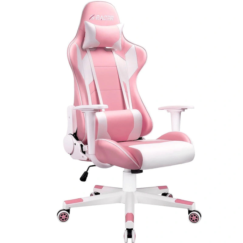 Ergonomic Faux Leather Adjustable Swivel Office & Gaming Chair