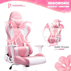 Ergonomic Faux Leather Adjustable Swivel Office & Gaming Chair