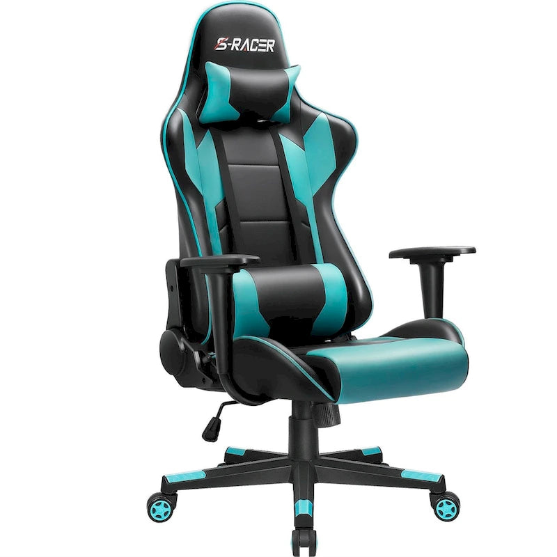 Ergonomic Faux Leather Adjustable Swivel Office & Gaming Chair