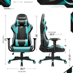 Ergonomic Faux Leather Adjustable Swivel Office & Gaming Chair