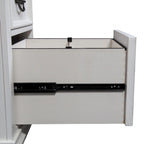 Ensemble de bureau en L avec huche, bois de pin, prises de courant et ports USB intégrés
