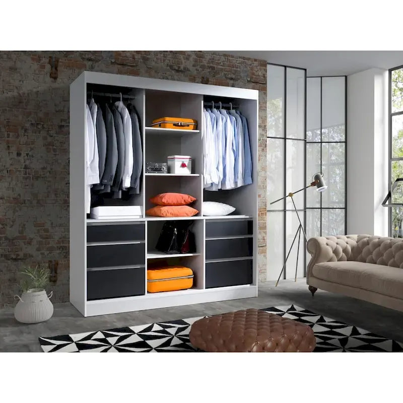 Upholstered Accent Chair with Built-in Single Charging Station
