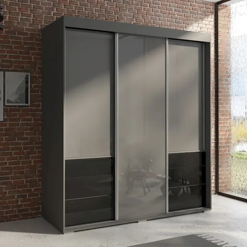 Upholstered Accent Chair with Built-in Single Charging Station