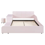 Full Size Upholstered Grounded Bed