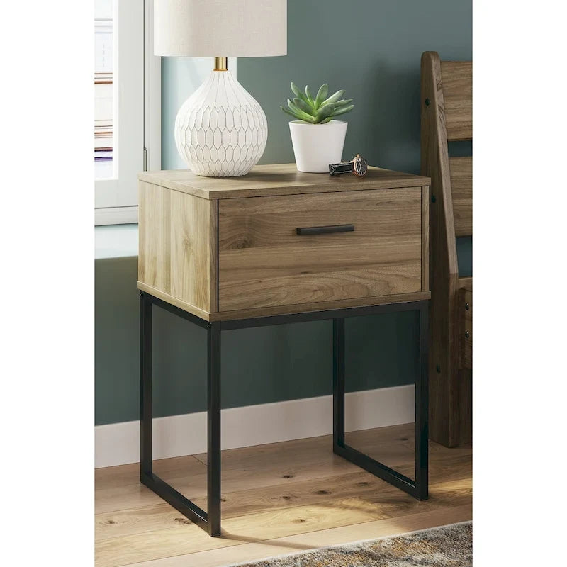 Honey Panel Headboard with Dresser & Nightstand – 3-Piece Bedroom Set