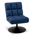 Modern Swivel Accent Chair – Upholstered Armless Leisure Chair