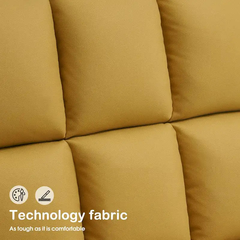 Modern Swivel Accent Chair – Upholstered Armless Leisure Chair