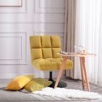 Modern Swivel Accent Chair – Upholstered Armless Leisure Chair