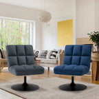 Modern Swivel Accent Chair – Upholstered Armless Leisure Chair