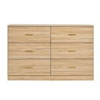 Modern 6-Drawer Dresser for Bedroom - Ample Storage Wide Chest of Drawers, Sturdy & Safe