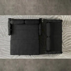 66.2 Queen Pull Out Sofa Bed with Storage and 2 Soft Pillows