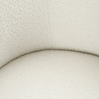 Modern Curved Fabric Sofa, Fixed Cushions, Sinuous Spring Support, 90"W