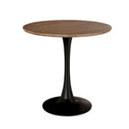 Round Dining Table, 31.5 Tulip Table Kitchen Dining Table 2-4 People with MDF Table Top & Pedestal Base, End Table