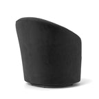 Modern Velvet 360° Swivel Barrel Accent Chair, Button Tufted, 300 lbs Capacity