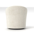 Modern Velvet 360° Swivel Barrel Accent Chair, Button Tufted, 300 lbs Capacity