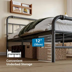 Heavy Duty Metal Platform Steel Slat Mattress Foundation